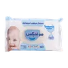 تصویر دستمال مرطوب ایزوتونیک پوست حساس کودک مولفیکس 60 عددی