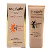 تصویر ضد آفتاب SPF 50 کرم پودری و پرایمری مکیسان سان سیف