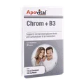 قرص کروم و ب3 آپوویتال تنظیم قند خون 30 عددی | Chrom And Vitamin B3 - Apovital