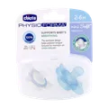 پستانک مینی سافت 2 تا 6 ماهگی چیکو دو عددی | Chicco Physio Forma Mini Soft Luminescent 6-2 Soother
