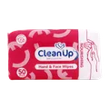 دستمال مرطوب دست و صورت رطوبت رسان کلین آپ | clean up Nourishing Hand And Face Wipes