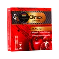کاندوم شیاردار مجیک اسانس انار کلایمکس 3 عددی | Climax Magic Condom 3 Pcs