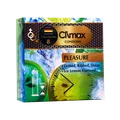 کاندوم شیار دار پلیژر اسانس لیمو نعناع کلایمکس 3 عددی | Climax Pleasure Dotted Ribbed Delay Condoms 3 Pcs