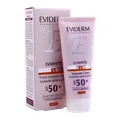 کرم ضد آفتاب رنگی SPF 50 پوست‌ دارای لک اوی وایت اویدرم | Eviwhite Tinted Sunscreen Cream for Spotted Skin SPF 50 - Eviderm