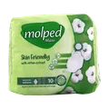 نوار بهداشتی متوسط نیمه ضخیم مشبک با عصاره پنبه مولپد  | Maxi Medium Size Perforated Sanitary Pad with Cotton Extract - Molped 
