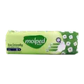 نوار بهداشتی خیلی بزرگ ضخیم مشبک با عصاره پنبه مولپد | Maxi Thick Extra Large Perforated Sanitary Pad with Cotton Extract - Molped 
