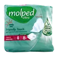 نوار بهداشتی بزرگ اولترا حاوی عصاره آلوئه ورا مخصوص روز مولپد | Large Size Ultra Aloe Vera Scented Sanitary Pad for Daily Use - Molped 