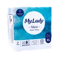 نوار بهداشتی مکسی نیمه ضخیم خیلی بزرگ مشبک مای لیدی | Maxi Sanitary Napkin with Wings for Night Use - My Lady