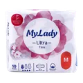 نوار بهداشتی اولترا خیلی نازک سایز متوسط مای لیدی | My Lady ultra thin medium size 10 pcs