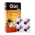 کاندوم تاخیری Dot Beat میوه ای اورز 12 عددی | Ours Dot Beat Professional Delay, Dotted, Mixed Fruit Flavored Candoms 12 Pcs
