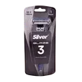 خود تراش چند بار مصرف سه لبه بلیز 3 سیلور | Blaze3 Triple Blade Razor - Silver