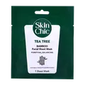 ماسک صورت ورقه ای درخت چای و بامبو اسکین شیک 1 عددی | Skin Chic Tea Tree And Bamboo Facial Sheet Mask