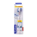 مسواک اکسترا پرو ویتال آنتی باکتریال متوسط دوتایی تریزا | Pro Vital Antibac Toothbrush Medium - Trisa