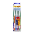 مسواک فوکوس پرو کلین نرم چهارتایی تریزا | Focus Pro Clean 2+2 Soft Toothbrush - Trisa