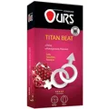 کاندوم تاخیری انار تایتان بیت اورز 12 عددی | Titan Beat 12 Pcs Delay Condom - Ours