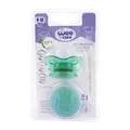 پستانک ارتودنسی و بند سیلیکونی از 6 تا 12 ماهگی وی کر کد P151 | Wee Care Orthodontic Pacifier With Silicone Strap 6-12months