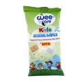 دستمال مرطوب مدرسه کودک وی کر 12 عددی | Wee Care Baby Hand And Face Cleansing School Wet Wipes 12pcs
