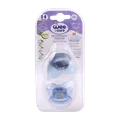 پستانک دوقلوی تا 6 ماهگی قابل استریل در مایکروفر وی کر کد P137  | Wee Care Orthodontic Pacifier With Microwavable Case 0-6 months