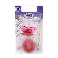 پستانک ارتودنسی و بند سیلیکونی از 12 ماهگی وی کر کد P152 | Wee Care Orthodontic Pacifier With Silicone Strap +12