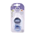 پستانک دوقلوی قابل استریل در مایکروفر وی کر کد P138 | Wee Care Orthodontic Pacifier With Microwavable Case 6-12 months