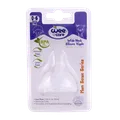 سر شیشه سیلیکونی دهانه عریض تا 6 ماهگی وی کر کد N514 | Wee Care Wide Neck Silicone Nipple 0-6 months code N514