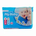 پوشک کامل بچه سایز 3 متوسط مای بیبی 38 عددی | 38-pcs Medium Size 3 Baby Diaper - My Baby