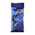 خودتراش چند بار مصرف دو لبه رابرگریپ پک 5 عددی آقایان سیلور | Rubber Grip Men Twin Blade 5-razors Pack - Silver