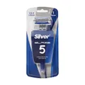 خودتراش چند بار مصرف پنج لبه بلیز 5 سیلور | Blaze5 Five Blade Razor - Silver