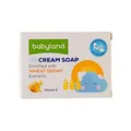 صابون کرمی بچه بی بی لند عصاره جوانه گندم | Baby Cream Soap with Wheat Germ Extract - Baby Land