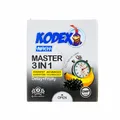 کاندوم 3 در 1 مستر کدکس 3 عددی | Master 3 in 1 3 Pcs Condom - Kodex