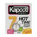 کاندوم تأخیری 7 کاره گرم هات تایم کاپوت 3 عددی | Hot Time Tropical Twist 3 Pcs Condoms - Kapoot