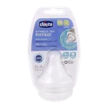 سر شیشه پرفکت 5 چیکو سیلیکونی از بدو تولد 2 عددی | Chicco Physio Perfect 5 Milk Bottle Plus 0 Months 2pcs