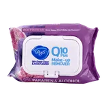 دستمال مرطوب آرایش چشم کیوتن دافی انجیر | Make Up Remover Wet Wipes Q10 plus - Dafi