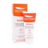 ضد آفتاب بی رنگ SPF50 درماگور پوست خشک | Very Hight Protection Sunscreen Cream SPF50 for Dry to Normal Skin - Dermagor