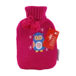 کیسه آب گرم امسیگ مدل HB204 Plus بافتنی جغد | Hot Water Bottle HB204 Plus Red - EMSIG