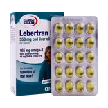 کپسول لبرترن 550 یوروویتال 60 عددی | Lebertran 550 Capsule - Eurho Vital