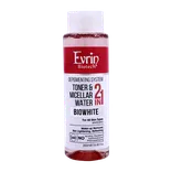میسلار واتر تونر پوست دارای لک 2 در 1 بایووایت اورین | Evrin Biowhite 2 In 1 Toner And Micelllar Water 250ml