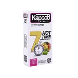 کاندوم تاخیری 7 Hot Time کاپوت 12 عددی | Hot Time Tropical Twist 12 Pcs Condoms - Kapoot