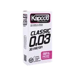 کاندوم خیلی نازک 30 میکرون کاپوت 10 عددی | Classic 0.03/30 Micron 10 Pcs Condoms - Kapoot