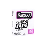 کاندوم خیلی نازک 30 میکرون کاپوت 3 عددی | Classic 0.03/30 Micron 3 Pcs Condoms - Kapoot