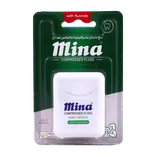 نخ دندان متراکم مینا نعنایی | Mina Waxed Dental Floss 50 m