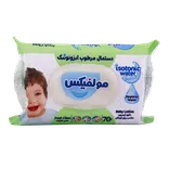 دستمال مرطوب کودک ایزوتونیک مولفیکس | Fresh Clean Isotonic Water Wet Wipe with Baby Lotion - Molfix