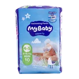 پوشک استخری مای بیبی سایز 4 تا 5 متوسط 10 عددی | Medium Size 4-5 Baby Swimming Pants 10 pcs - My Baby