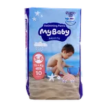 پوشک استخری مای بیبی سایز 5 تا 6 بزرگ 10 عددی | Large Size 5-6 Baby Swimming Pants 10 pcs - My Baby