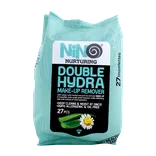 دستمال مرطوب آرایش پاک کن روشن کننده پوست نینو | Double-hydra Make-up Remover - Nino