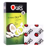 کاندوم اورز اویلی پلاس روان کننده نارگیلی | Classic Oily Plus 12 Pcs Condom - Ours