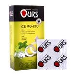 کاندوم خاردار آیس موهیتو اورز 12 عددی | Ours Ice Mohito Lemon Condom 12PCS