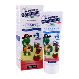 خمیر دندان کودک پاستا دل کاپیتانو 3 سال به بالا |  Pasta Del Capitano Baby From 3 Years Toothpaste With strawberry Flavor -