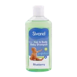 شامپو سر و بدن کودک بلوبری سیوند | Kids Shampoo For Hair and Body - Sivand