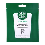 ماسک ورقه ای آلوئه ورا و بابونه اسکین شیک | Skin Chic Aloe Vera And Chamomile Facial Sheet Mask
